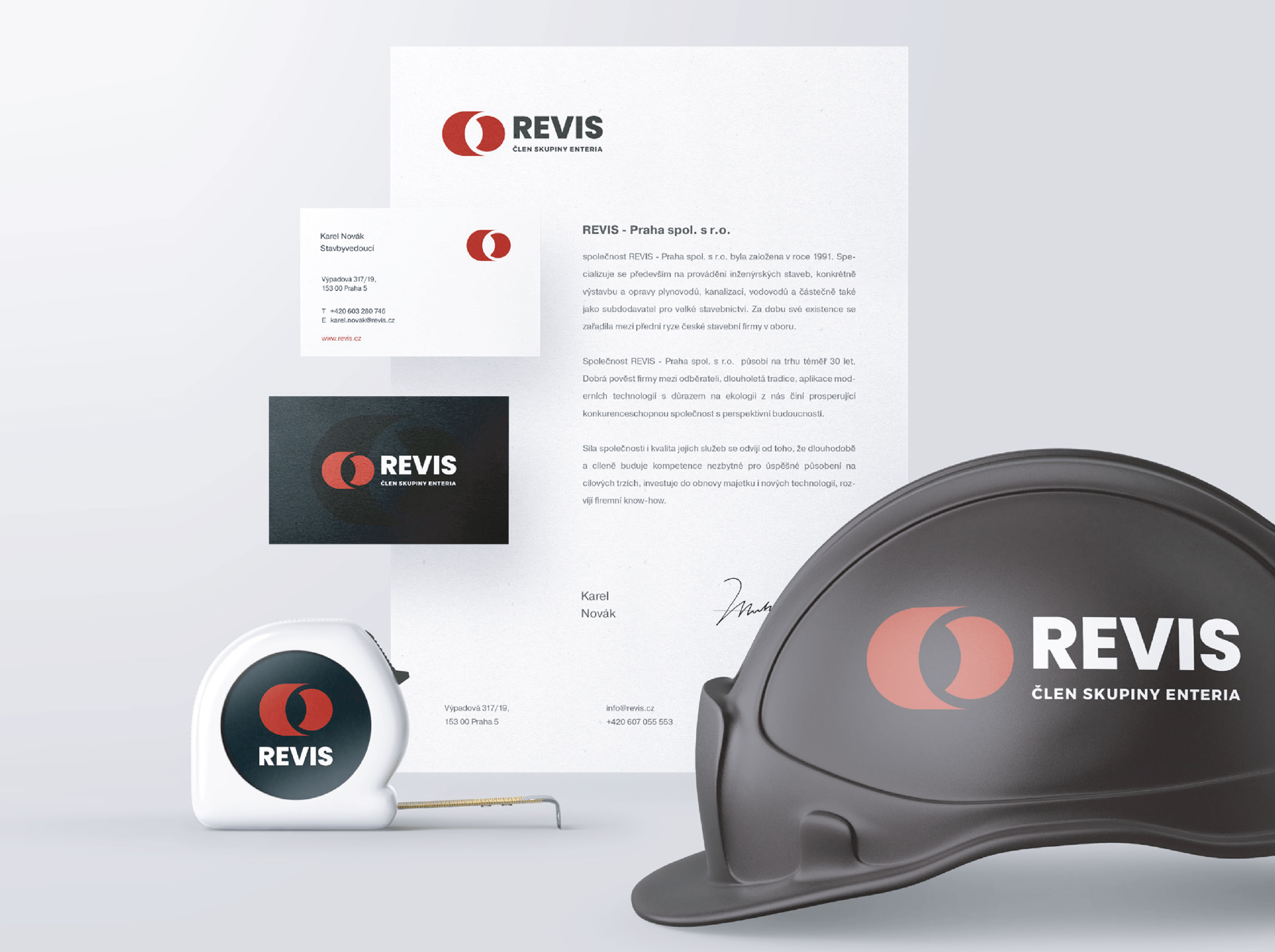 Revis Praha — Brand identity